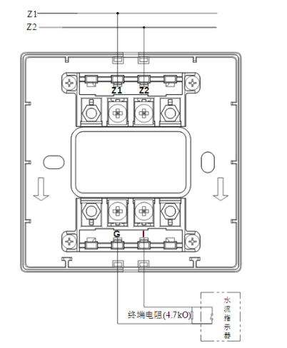 广西广西海湾消防GST-LD-8300B输入模块常开无源触点接线图