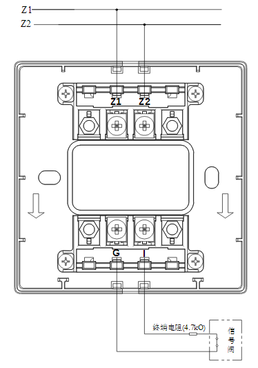 广西广西海湾消防GST-LD-8300B输入模块常闭无源触点接线图