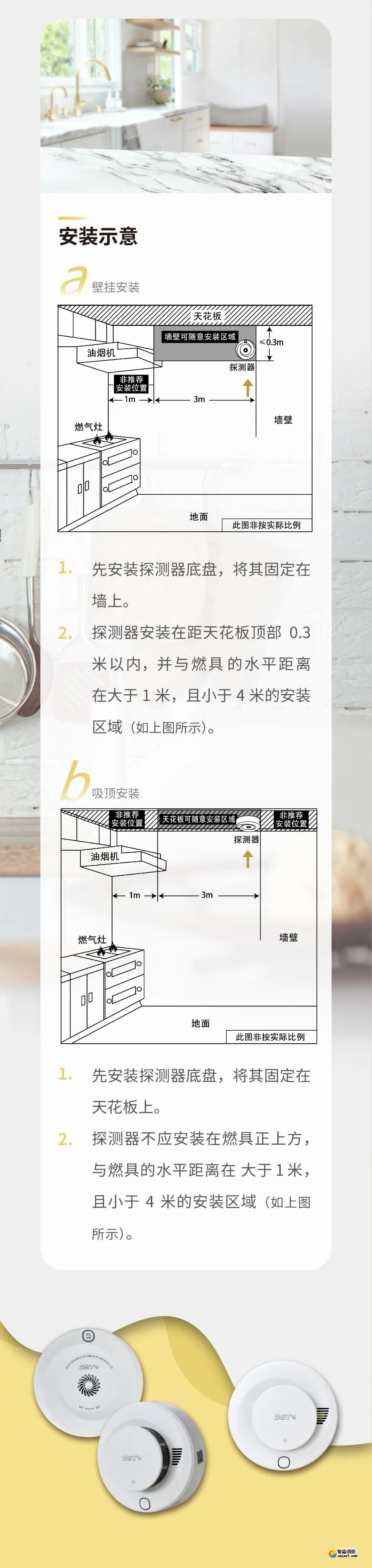 广西海湾JT-230-AG-NB-CN家用可燃气体探测器参数特点